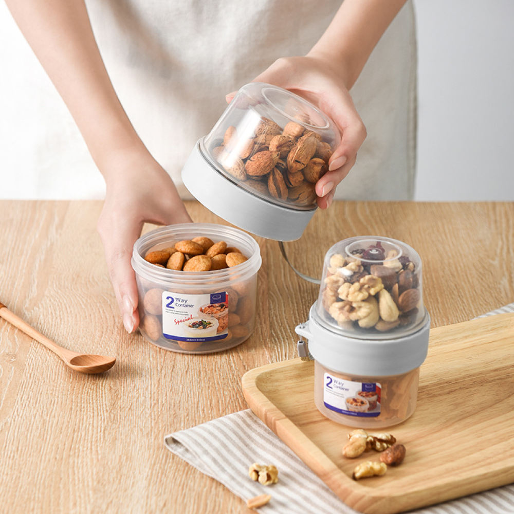 휴대용 이중층 식품 보관 용기, 밀폐 용기, 과일 샐러 - Baby Food Jars With Lids 리뷰 및 가격